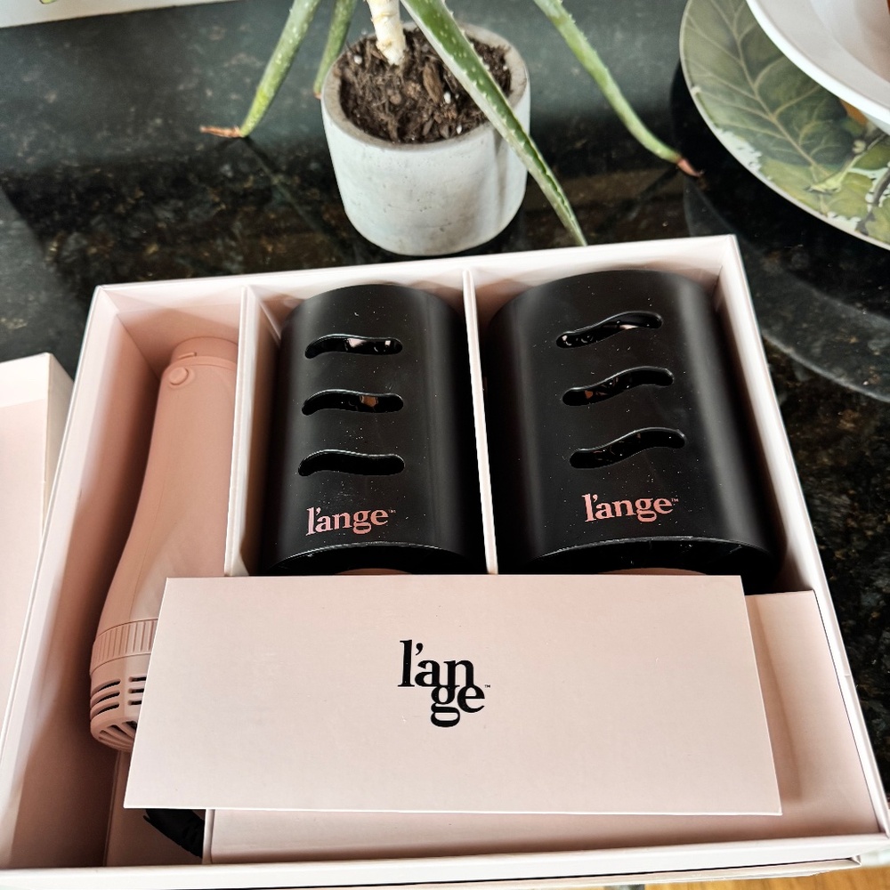 LANGE BRAND NEW IN THE BOX BRUSH HAIR BLOWER TWO SIZES NEVER HAS BEEN USED